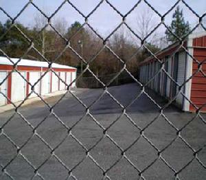 Chainlink Fence, Construction Use, 3 Inch By 3inch Hole