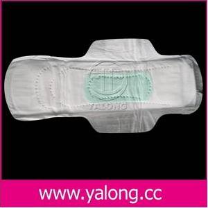 Apertured Film Sanitary Napkin For Night Over Flow With Wings