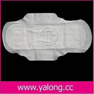 apertured film sanitary pad night wings