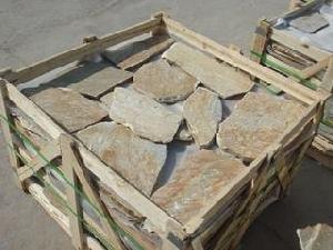 packing slate irregular slabs paving