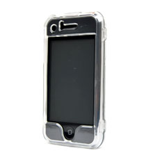 3gs Iphone 3g Clear White Crystal Case Front And Back