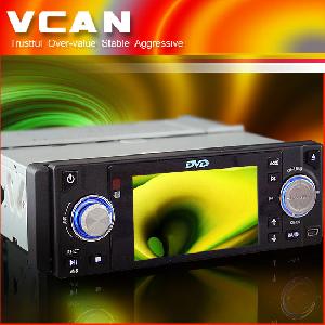 1 Din Dvd With Small Monitor With 3.5 Inch Wide Tft Colour Lcd Screen