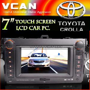 Carpc-corolla002 -7 Inch Touch Screen Car Pc For Toyota Corolla