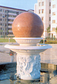 marble fountain ball