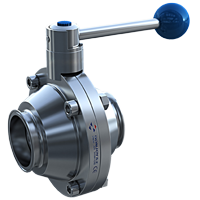 Sanitary Stainless Steel Ball Valve With Pull Rod Handle