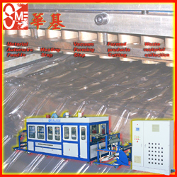 Plc Automatic Vacuum Forming And Cutting Machine