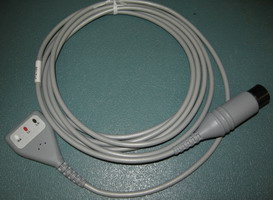 New 3 Lead Ekg / Ecg Cable 4 Datascope Mde Ge Nellcor