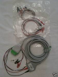 Ge Multi-link Ecg Cable 3-lead Neonatal Cable W / Leads