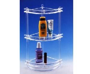 acrylic bathroom shelve rack