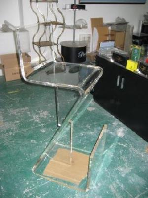 lucite bar stool