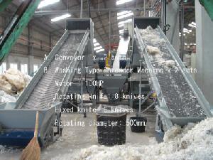 Whole Set Recycled Washing Crushing Pelletizer Machines