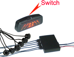 Wireless Parking Sensor With Led Display Wrd-036c6