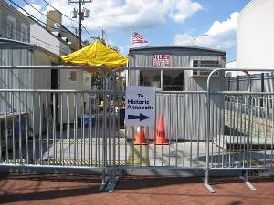 pedestrian control temporary barricades usa