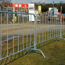 Traffic Barricade Security, Police Powder Used In Crowd Control