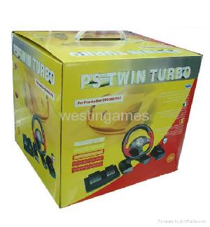 Ps2 / Pc Twin Turbo Race Wheel