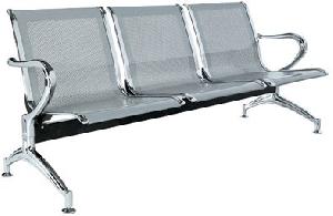 Public Airport Waiting Chair, Metal Seat, Institutional Commercial Furniture