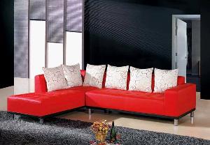 Upholstery Modern Leather Sofa, Living Room L Sharp Seat, Furniture Manufacturer From China