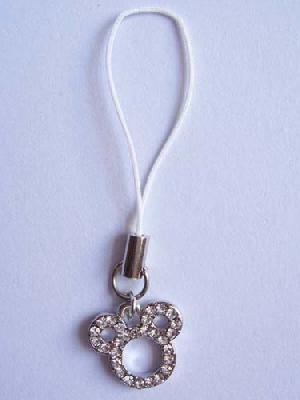 crystal stone cell phone strap