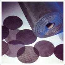 Black Wire Cloth, Mild Steel Wire Mesh For Filter Disc For Sale