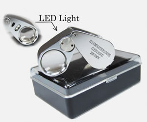 20x led lighted loupe magnifier