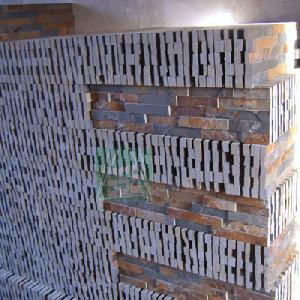 Stacked Slates Tiles, Wall Cladding Slate Natural Slate Wall Tile , In Variety Colors From Manufactu