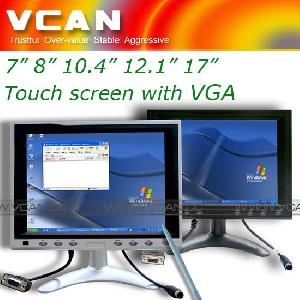 8 vga tft lcd touch screen monitor