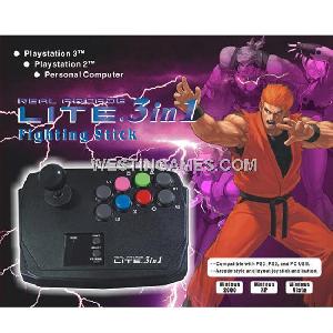 Ps3 / Ps2 / Pc 3in1 Fighting Stick Real Arcade Lite