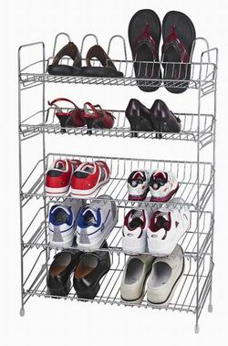 Iron Shoe Rack, Shoe Shelf