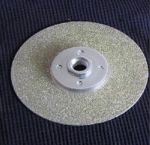 Electroplated Diamond Blades Deep Coated Two Sides And Flange