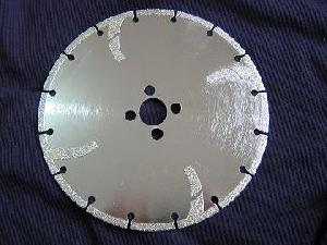 electroplated diamond blades flush holes