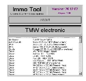 immo tool v26 12 2007 software enables repair coding immobilisers engine ecu