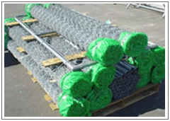 galvanized chain link fence