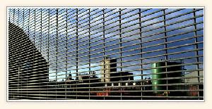 welded panel fence