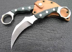 claw knife amy military d2 steel