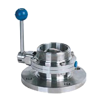 flanged threaded butterfly valve flange valvola farfalla flansch ventil