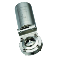 pneumatic butterfly valve flange thread weld clamp