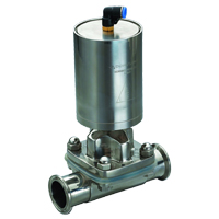 Pneumatic Diaphragm Valve Clamp, Weld, Threaded, Flange