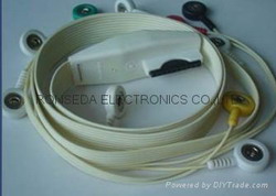 mortara holter 10 leads wires x scribe ii 12 ambulatory cable aha 40in rec10p snap