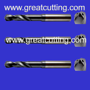 Solid Carbide Twist Drills With Internal Coolant Holes, Din6537