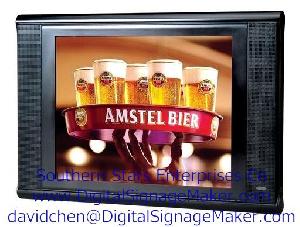 Instore Lcd Industrial , Lcd Promotion Supermarkets, Media Player And Screen Point Of Sale, 15 Inch