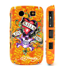 textured love kills ed tattoo hard case cover blackberry javelin curve 8900 orange