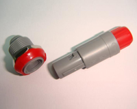 plastic connector lemo metal push pull