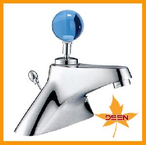 Blue Ball Handle Design For Basin Faucet