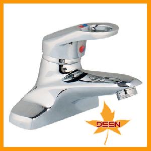 loop handle basin faucet