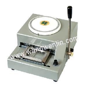 Convex Printing Machine / Pvc Card Embosser