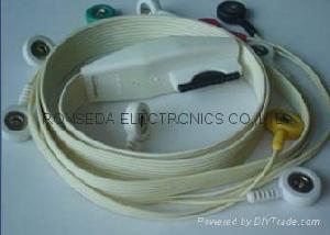 Mortara Holter 10 Leads Wires Ekg Cable