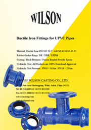 ductile iron pipe fittings