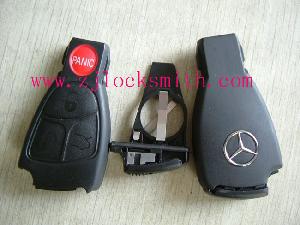Mercedes 4button Shell With Battery Clamp