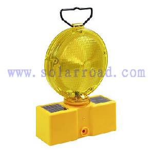 solar traffic warning light