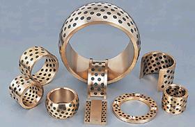 metallic solid lubricant embedded bush cuzn24al6